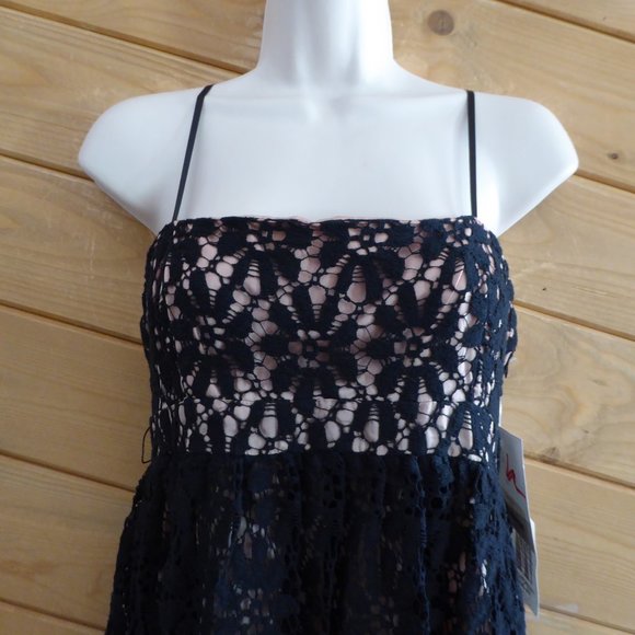 Jennifer Reale Design Nelly Lace Floral Cami Party Evening Dating Dress NWT 6 - Picture 2 of 9